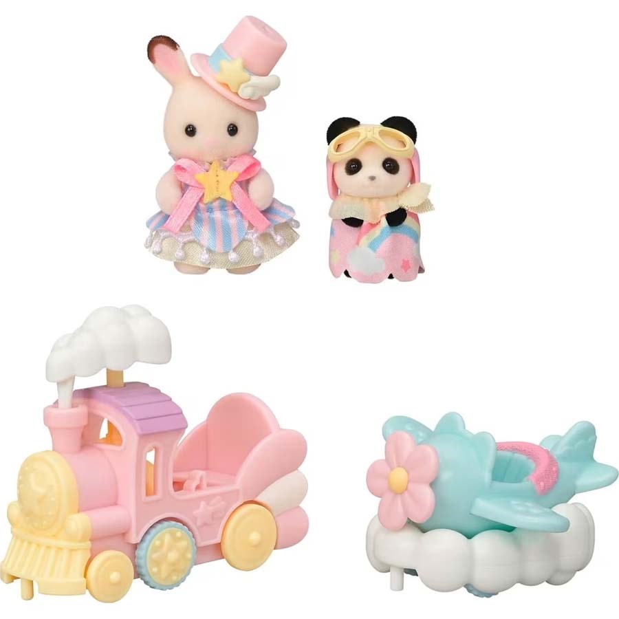 Sylvanian Families Lunapark Oyun Seti  Uçak ve Tre 